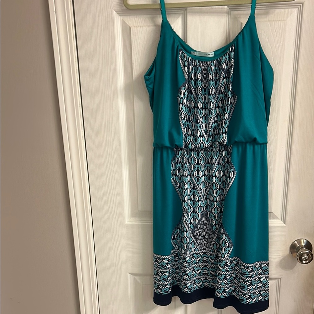 Maurices Blue Spaghetti Strap Sundress Midi